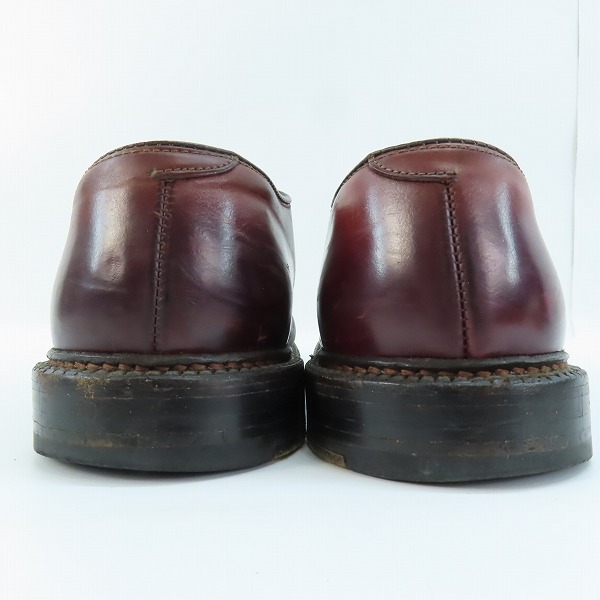 実際に弊社で買取させて頂いたALDEN/オールデン SHELL CORDOVAN LEATHER/シェルコードバンレザー プレーントゥ シューズ 990/7Dの画像 1枚目