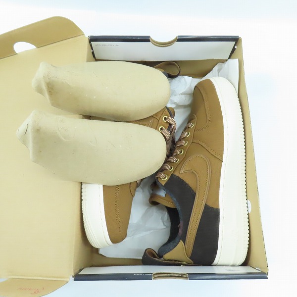 実際に弊社で買取させて頂いたNIKE×Carhartt WIP/ナイキ×カーハート AIR FORCE 1 07 PRM WIP/エアフォース1 プレミアム AV4113-200/27の画像 7枚目