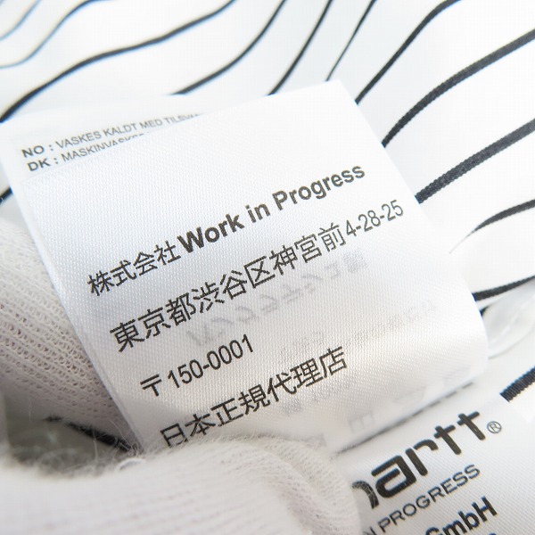 実際に弊社で買取させて頂いた【未使用】Carhartt WIP/カーハートダブリューアイピー S/S LINUS SHIRT/ライナスシャツ I033028-24S/XLの画像 5枚目
