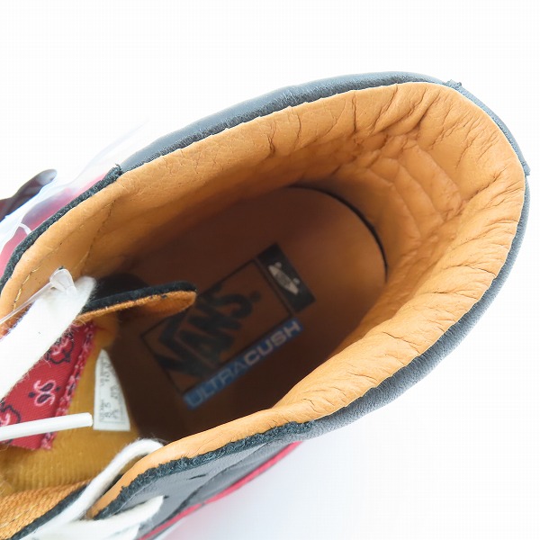 実際に弊社で買取させて頂いた【未使用】VANS/バンズ SK8 HI REISSUE VLT LX BANDANA/バンダナ VN0A4BVHIZQ/26.5の画像 4枚目