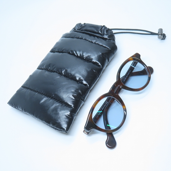 実際に弊社で買取させて頂いたMONCLER/モンクレール 度入り サングラス/メガネフレーム ML5002-052の画像 9枚目