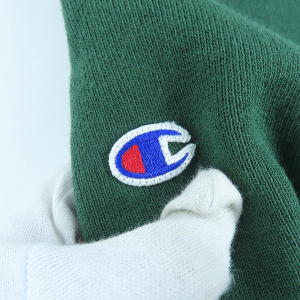 実際に弊社で買取させて頂いたChampion/チャンピオン スウェット/トレーナー グリーン C8-Y018/XLの画像 4枚目
