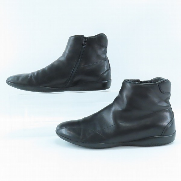 実際に弊社で買取させて頂いたPRADA/プラダ サイドジップ レザーブーツ 1451/6の画像 3枚目