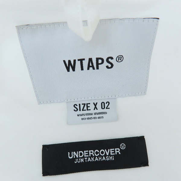 実際に弊社で買取させて頂いたWTAPS×UNDERCOVER/ダブルタップス×アンダーカバー 長袖 シャツ 221ZUUCD-SHM01S/Mの画像 2枚目