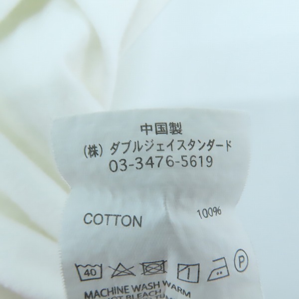 実際に弊社で買取させて頂いたvans/バンズ 刺繍 半袖Tシャツ Lの画像 4枚目