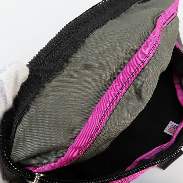 実際に弊社で買取させて頂いたGREGORY/グレゴリー 旧ロゴ/シルバータグ/USA製 テールメイトS ボディバッグ グレーフーシャの画像 8枚目