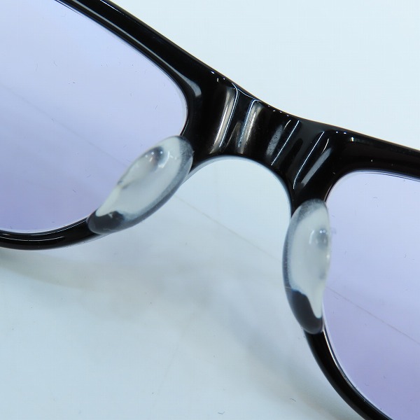 実際に弊社で買取させて頂いた999.9/フォーナインズ フルリム 度入り パープルレンズ アイウエア/メガネフレーム/サングラス NP-61の画像 3枚目