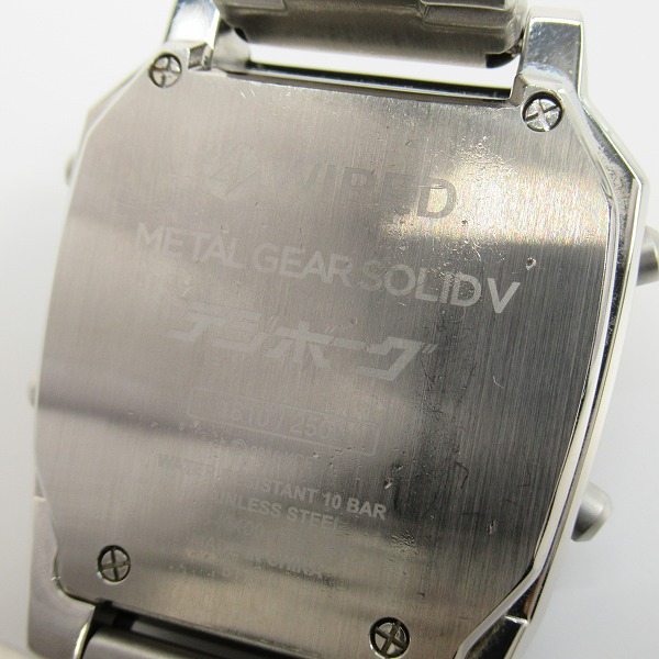 実際に弊社で買取させて頂いたSEIKO/セイコー WIRED/ワイアード 腕時計 METAL GEAR/タルギアソリッド デジボーグ 2500個限定 W865-KX00の画像 4枚目
