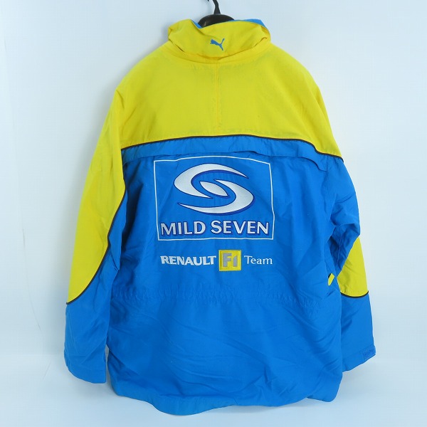 実際に弊社で買取させて頂いたPUMA/プーマ マイルドセブン ルノー F1チーム ジャケット ブルゾン アウター/Lの画像 1枚目