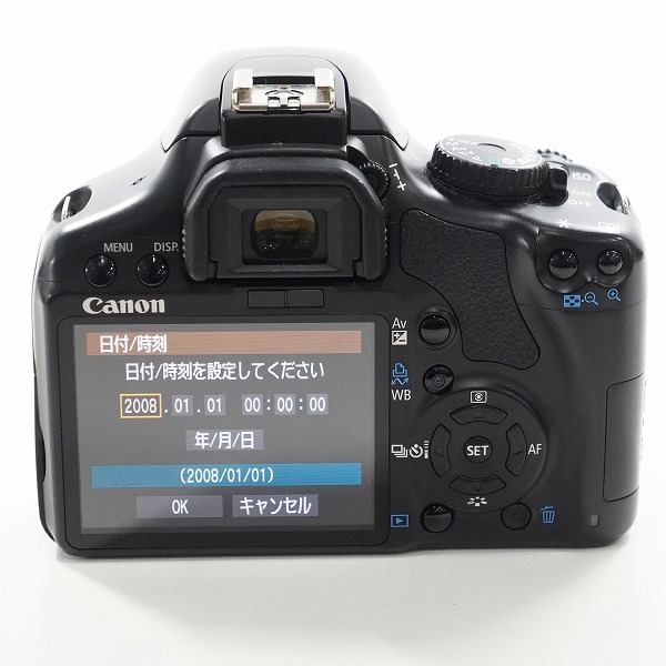 実際に弊社で買取させて頂いたCanon/キャノン DS126181 EOS Kiss x2 デジタル一眼レフカメラ ボディ 動作確認済みの画像 4枚目