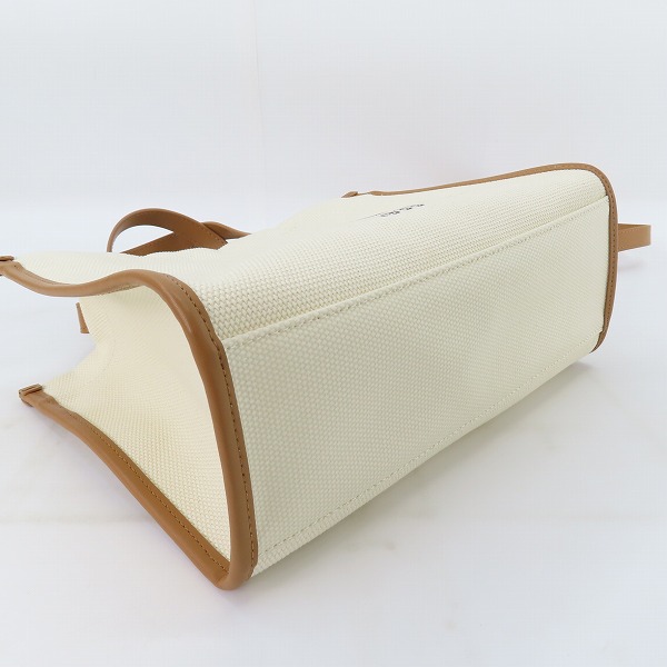 実際に弊社で買取させて頂いたLACOSTE/ラコステ 2way キャンバス ジップショルダートートバッグの画像 3枚目