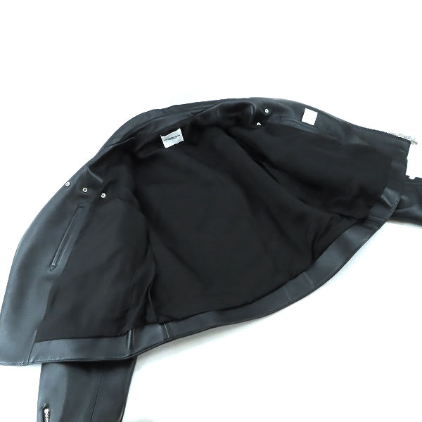 実際に弊社で買取させて頂いたTAKAHIROMIYASHITATheSoloist./タカヒロミヤシタザソロイスト 23AW two-way cropped ライダースジャケット/48の画像 2枚目