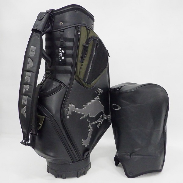 実際に弊社で買取させて頂いたOAKLEY/オークリー FOS900201 SKULL GOLF BAG/スカル 9.5型 6分割キャディバッグ ブラック