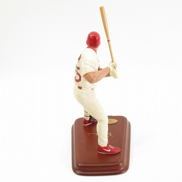 実際に弊社で買取させて頂いたTHE DANBURY MINT/ダンバリーミント MLB セントルイス・カージナルス #25 マーク・マグワイア フィギュアの画像 2枚目