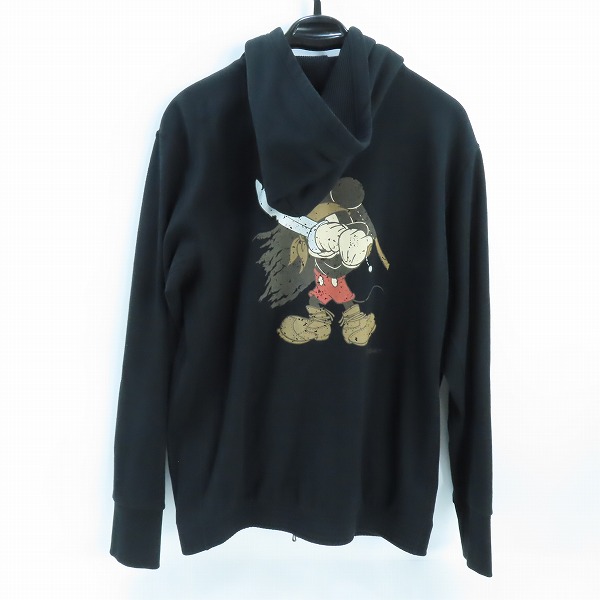 実際に弊社で買取させて頂いたRoen×Disney/ロエン×ディズニー クラッシュ ミッキープリント ジップパーカー 48の画像 1枚目
