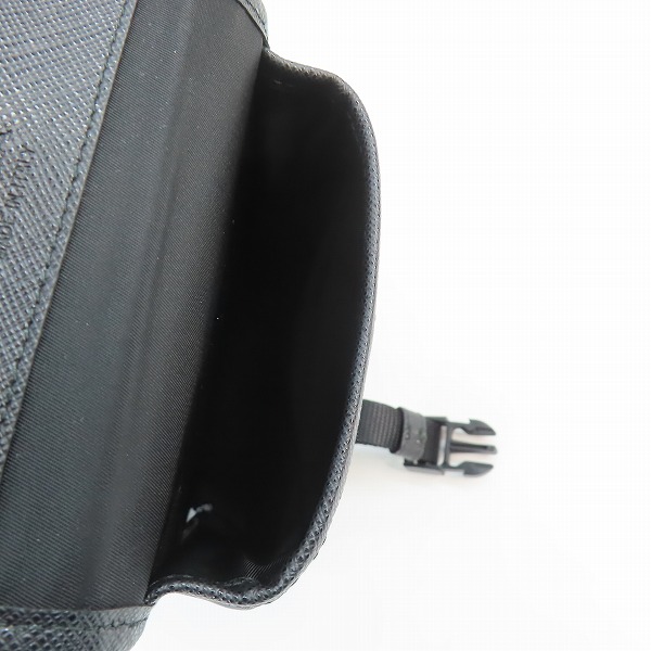 実際に弊社で買取させて頂いたPRADA/プラダ Re-Nylon ナイロン サフィアーノレザー トライアングルロゴ ポーチ フォンケース ショルダーバッグ 2ZH109 の画像 4枚目