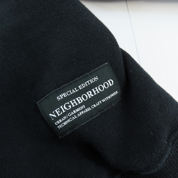 実際に弊社で買取させて頂いたSCHOTT×NEIGHBORHOOD/ショット×ネイバーフッド LONG SLEEVE スウェット シャツ XLの画像 7枚目