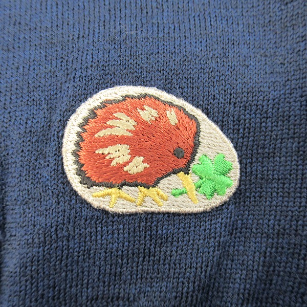 実際に弊社で買取させて頂いた【未使用】FRAPBOIS/フラボア ウール カットソー ネイビー B1537RKW414/1の画像 4枚目