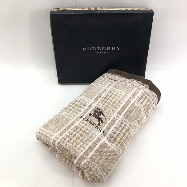 実際に弊社で買取させて頂いたBurberry/バーバリー タオルケット