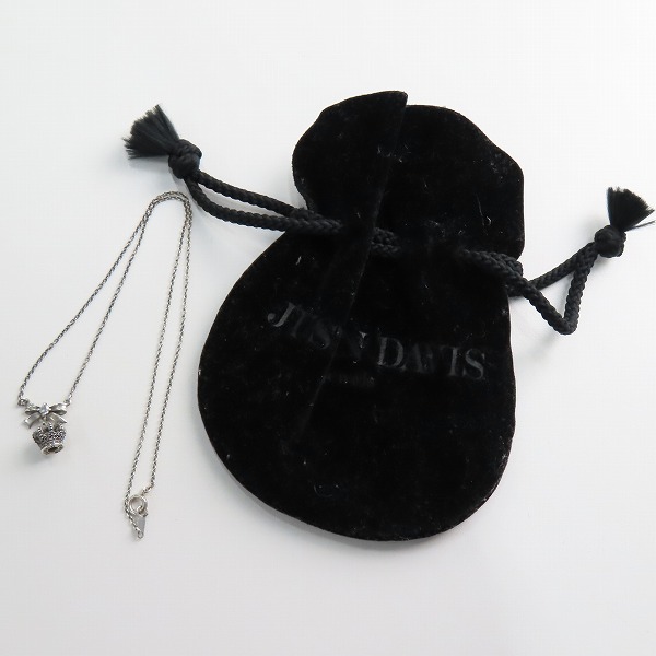 実際に弊社で買取させて頂いたJustin Davis/ジャスティンデイビス PETIT FADEIT リボン クラウン ネックレスの画像 9枚目