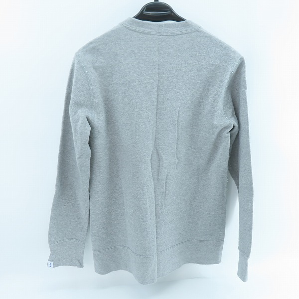 実際に弊社で買取させて頂いたLOOPWHEELER × BEAMS/ループウィラー×ビームス 別注 吊裏毛 ルーズフィット カーディガン グレー Mの画像 1枚目