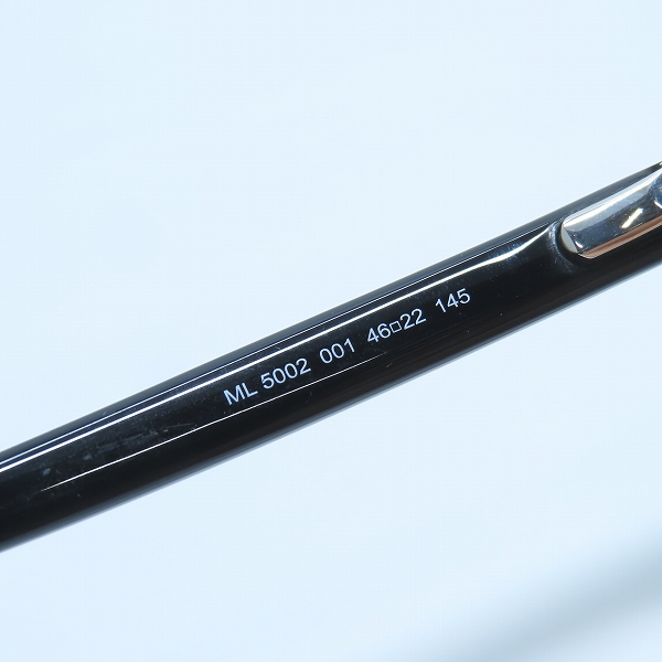 実際に弊社で買取させて頂いたMONCLER/モンクレール 度入り サングラス/メガネフレーム ML5002-001の画像 6枚目