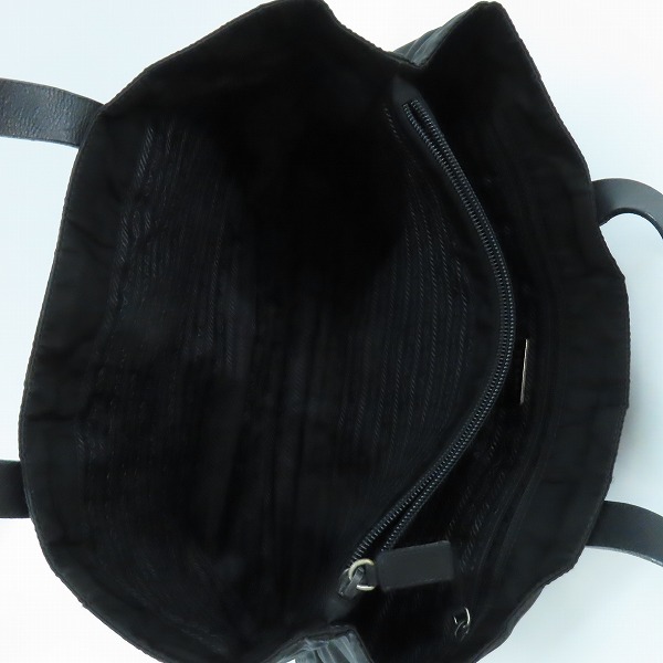実際に弊社で買取させて頂いたPRADA/プラダ ナイロン トートバッグ ブラック の画像 3枚目