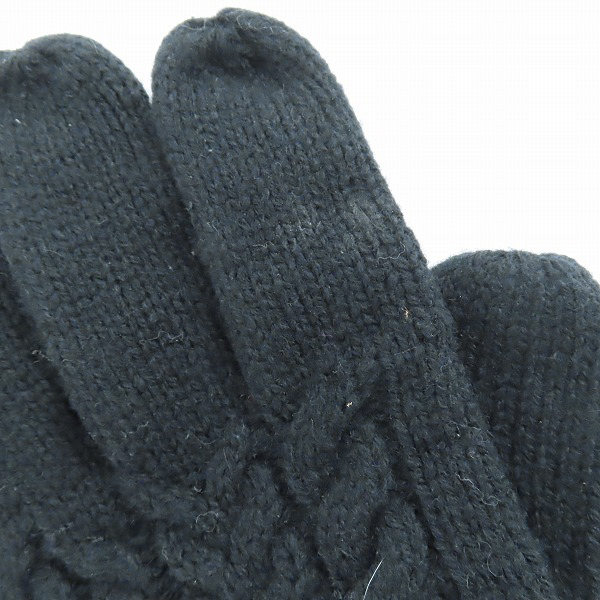 実際に弊社で買取させて頂いたNEIGHBORHOOD/ネイバーフッド BLUES / W-GLOVE グローブ 手袋 ブラック 152MANH-AC01S/Fの画像 6枚目