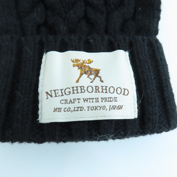 実際に弊社で買取させて頂いたNEIGHBORHOOD/ネイバーフッド BLUES / W-GLOVE グローブ 手袋 ブラック 152MANH-AC01S/Fの画像 4枚目