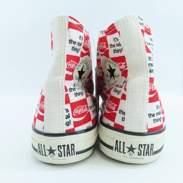 実際に弊社で買取させて頂いた【未使用】CONVERSE/コンバース ALL STAR US Coca-Cola CK HI/オールスター コカ・コーラ1SE026/26.5の画像 1枚目