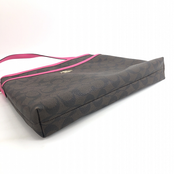 実際に弊社で買取させて頂いたCOACH/コーチ シグネチャー ショルダーバッグ F23866の画像 3枚目