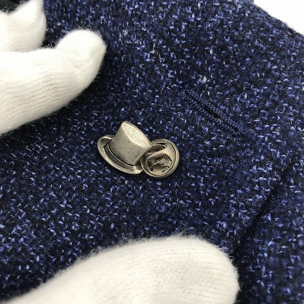 実際に弊社で買取させて頂いたTAGLIATORE×Brilla per il gusto/タリアトーレ×ブリッラ ペル イル グスト テーラードジャケット 1SVF22K/48の画像 5枚目