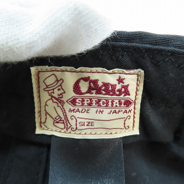 実際に弊社で買取させて頂いたCA4LA/カシラ Cロゴ キャップ/帽子 KUB01353の画像 5枚目