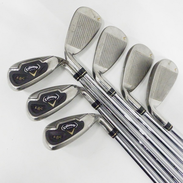 実際に弊社で買取させて頂いたCallaway/キャロウェイ E.R.C Ti チタン アイアン #5～9,P,Sw 7本セット N.S.PRO 800GHの画像 3枚目