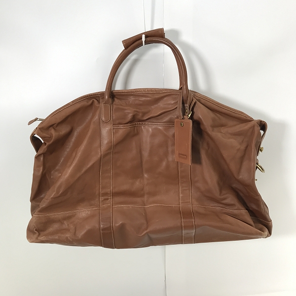 実際に弊社で買取させて頂いたCOACH/コーチ  オールド レザーラージボストンバック/0503
