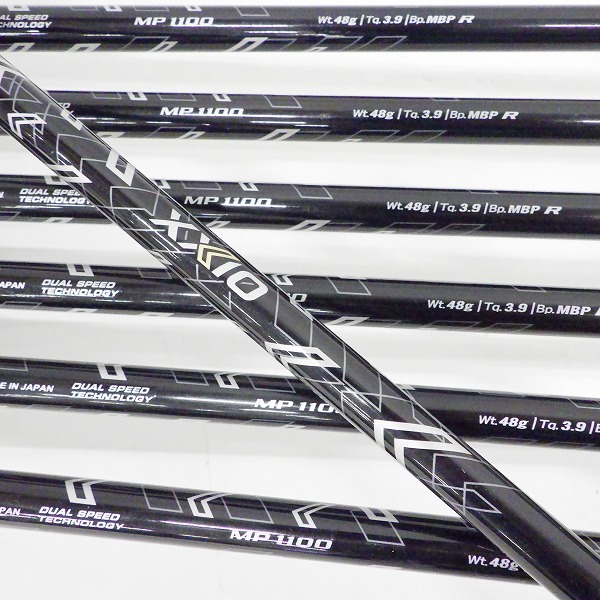 実際に弊社で買取させて頂いたDUNLOP/ダンロップ XXIO 11/ゼクシオイレブン アイアン #6～9,P,A,Sw 7本セット レフティ/左きき用 MP1100 FLEX:Rの画像 6枚目