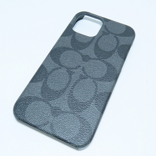 実際に弊社で買取させて頂いたCOACH/コーチ シグネチャー柄 iphone12 スマホケース