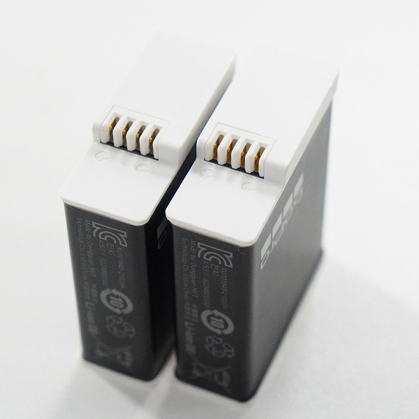 実際に弊社で買取させて頂いたGoPro/ゴープロ SPBL1B-C HERO 12 & 11 & 10 & 9 Black 用 純正 バッテリー 2点セット 動作確認済みの画像 5枚目