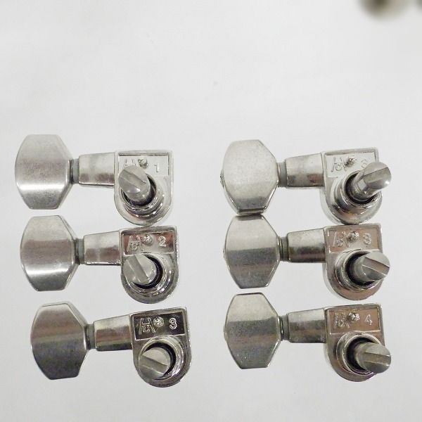 実際に弊社で買取させて頂いたGROVER/グローバー 型番不明 6連 ギター用 ペグ パーツの画像 1枚目