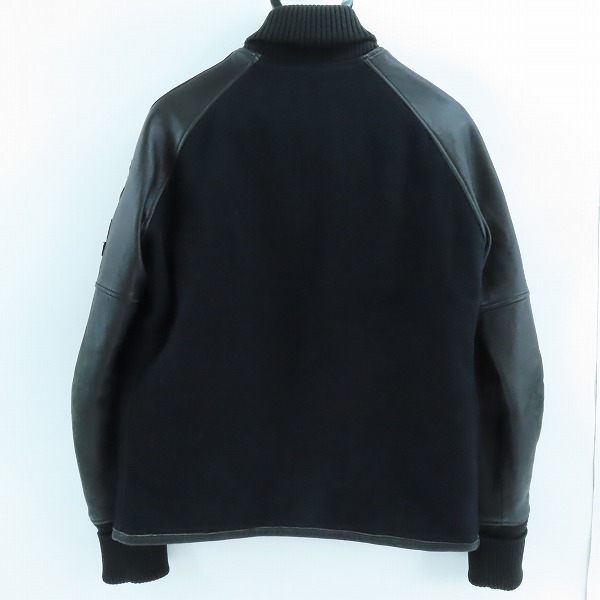 実際に弊社で買取させて頂いたHYSTERIC GLAMOUR/ヒステリックグラマー ワッペン付 袖レザースタジャン 0214AB03/Mの画像 1枚目