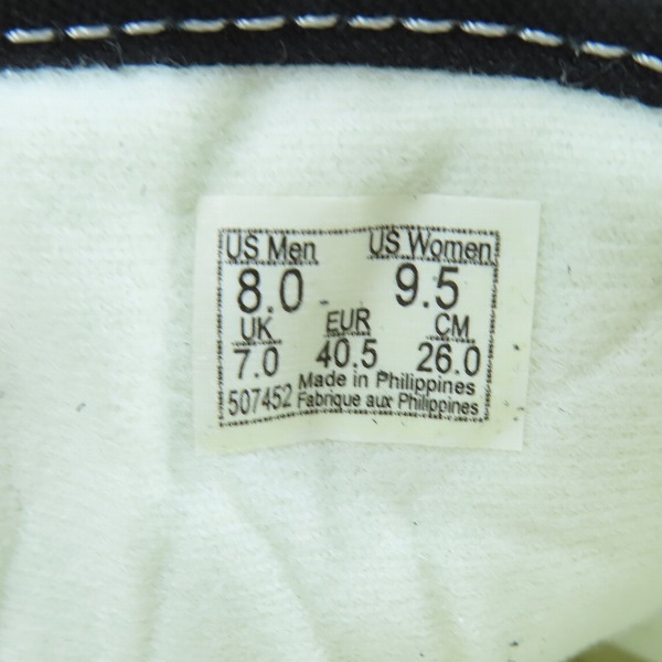 実際に弊社で買取させて頂いたVANS/バンズ OLD SKOOL 36 オールドスクール VN000CQDBA2 507452 黒/26.0の画像 5枚目