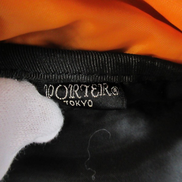実際に弊社で買取させて頂いたPORTER/ポーター TANKER/タンカーウエストバッグ/ボディバッグ ブラックの画像 6枚目