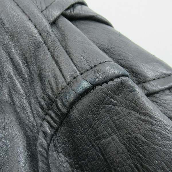 実際に弊社で買取させて頂いたSchott/ショット USA製 レザージャケット/革ジャン/40の画像 6枚目