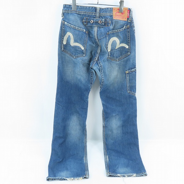 実際に弊社で買取させて頂いたEVISU/エヴィス GENES カモメプリント デニムパンツ/ジーンズ/30の画像 1枚目