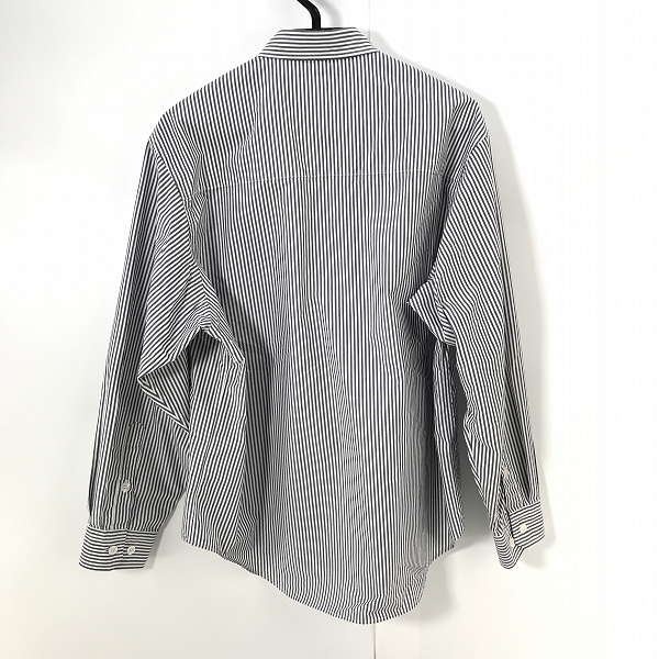 実際に弊社で買取させて頂いたWTAPS/ダブルタップス COOLMAX Stripe B.D Shirts/ストライプ 長袖シャツ 231GWDT-SHM03/01の画像 1枚目