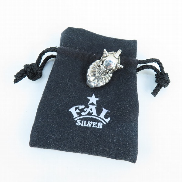 実際に弊社で買取させて頂いたFAL/エフエーエル スウィル 2nd model ピエロ スカル ペンダントトップの画像 6枚目