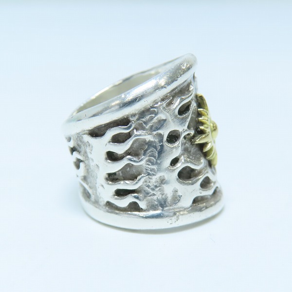 実際に弊社で買取させて頂いたARIZONA FREEDOM/アリゾナフリーダム K18 太陽神付 リング /20号の画像 4枚目