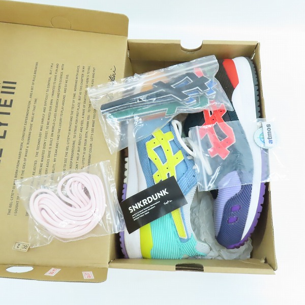 実際に弊社で買取させて頂いたasics × ATMOS/アシックス × アトモス GEL LYTE 3/ゲルライト3 ショーン ウェザースプーン 1203A019-000 /26の画像 8枚目