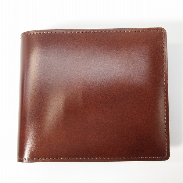 実際に弊社で買取させて頂いた土屋鞄製造所/ツチヤカバン レザー 2つ折り財布 ブラウン