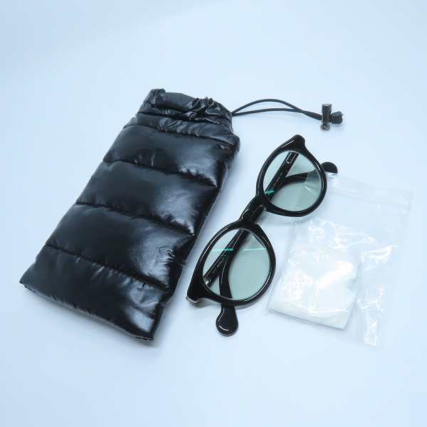 実際に弊社で買取させて頂いたMONCLER/モンクレール 度入り サングラス/メガネフレーム ML5002-001の画像 9枚目